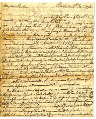 Letter from Robert W. Leake to John G. Leake, 1774