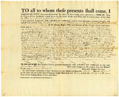 Deed for land in Pittstown, N.Y., 1811