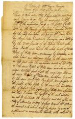 Letter from Jonathan Brown to Simeon De Witt, 1807