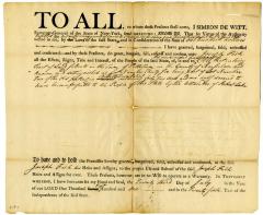 Deed for property in Pittstown, 1801