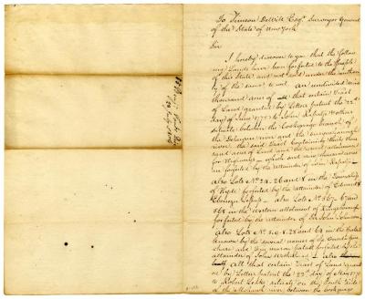 Letter from Benjamin Ford to Simeon De Witt, 1804