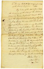 Statement describing land forfeited in Rensselaer County, 1809