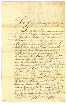 Letter from John Woodworth to Simeon DeWitt, 1808