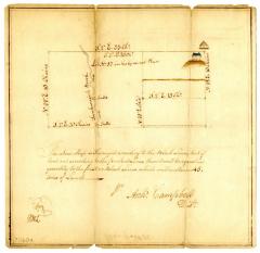 Map of lot 52 in Pittstown, N.Y., circa 1772