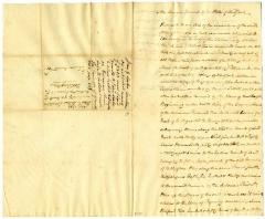 Letter to New York State Surveyor General, 1789