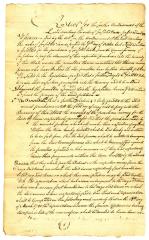 Copy of a legislative act, 1781