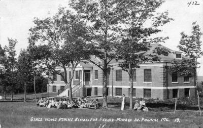 Mental Health Custodial Facilities. Girls Home Maine School for Feeble-Minded