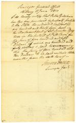 Receipt for the purchase of land in Pittstown, 1810