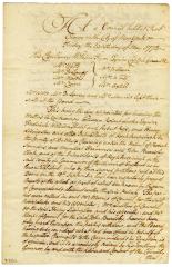 Minutes of a meeting to resolve a land dispute, 1787