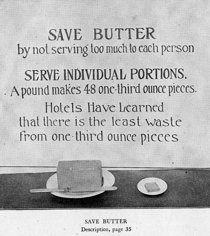 World War I - Save Butter Poster