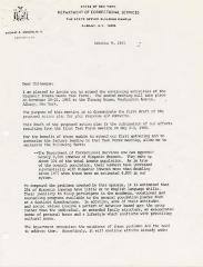 Thomas A. Coughlin III letter October 9, 1985