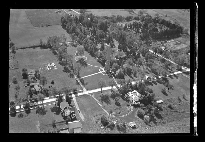 Air view Bennington Monument, Bennington, Vt.