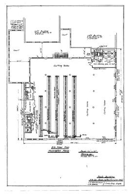Three floor plans of the Asch Building