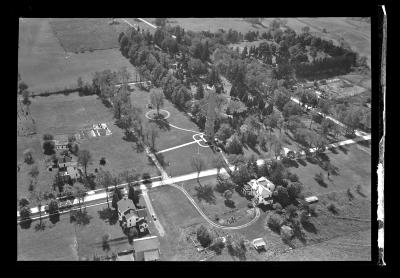 Air view Bennington Monument, Bennington, Vt.