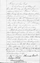 Affidavits from City and County of Albany for Thomas Barker