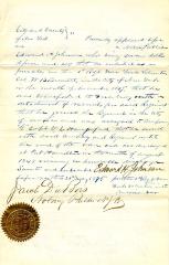 Affidavits from New York County for Edward H. Johnson