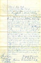 Letter to New York State Comptroller’s Office from Frederick Kinnersley