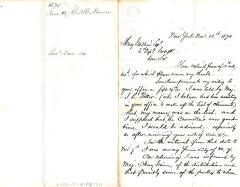 Letter to New York State Comptroller Henry Gallien from Charles M. Brower