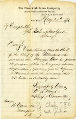 Letter to the New York State Comptroller from William S. Moulton