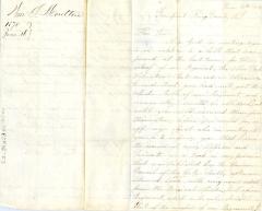 Letter with information on Mexican War veterans from William L. Moulton
