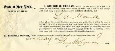 Affidavits from Kings County for John Moran