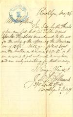 Letter to New York State Comptroller N.K. Hopkins from Jason D.L. Polhemus