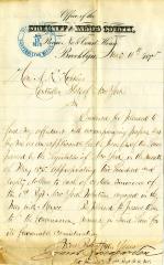 Letter to New York State Comptroller N.K. Hopkins from Jacob Rosengarden