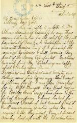 Letter to the New York State Comptroller from William Shurtliff