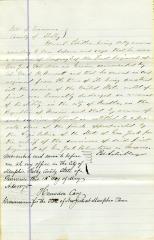 Affidavits to the New York State Comptroller for Edward Schiller