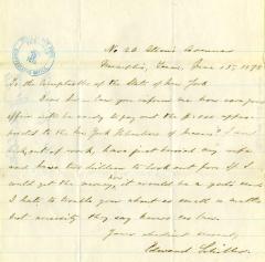 Letter to the New York State Comptroller from Edward Schiller