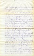 Letter to the Governor of New York from George Thistleton