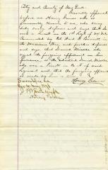 Affidavit from New York County for Daniel Mickle