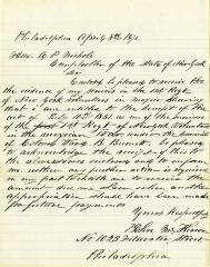 Letter to New York State Comptroller A.P. Nichols from John McKeown