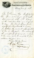 Letter from Henry Gallien concerning Horace Meech