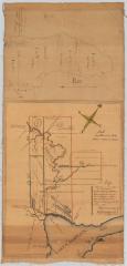 Map of 10,000 acres of Land, and allowance on the west side of Lake Champlain. Map #240