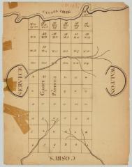 Map of Gage's Patent with Subdivisions, on Canada creek. Map #796