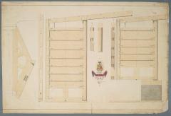 Plan of Gates for Lower Lock, Upper Side Cut, West Troy