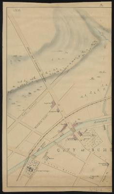 Map showing the Erie Canal in the City of Schenectady, part 1 of 3