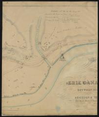 Map showing the Erie Canal in Rotterdam, part 1 of 2