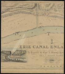 Map showing the Erie Canal in Montgomery County "The Noses", part 2 of 2  