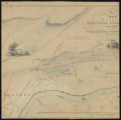 Map showing the Erie Canal in the City of Schenectady, part 2 of 3