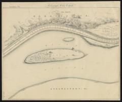 Map showing the Erie Canal in Saratoga County