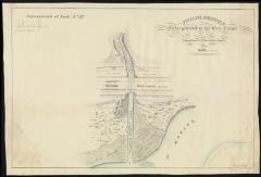 Map showing the Erie Canal improvements at lock 27: Phillip's aqueduct 