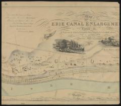 Map showing the Erie Canal in Montgomery County section 75