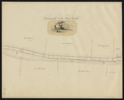 Map showing the Erie Canal Section 54