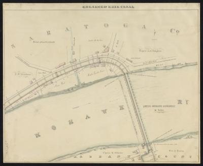 Enlarged Erie Canal, Saratoga County