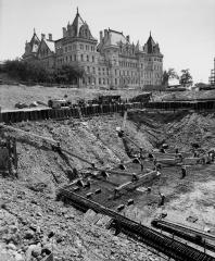 Progress Photos. Construction of Legislative Building, 1968.