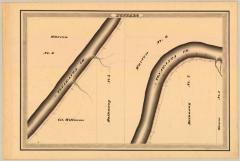 Erie Canal Survey, Buffalo showing two views of the Tonawanta Creek