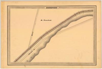 Erie Canal Survey, Lockport showing Market Street
