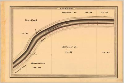 Erie Canal Survey, Amherst showing Van Slyck and Holland Co.